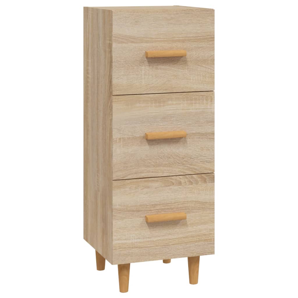 Credenza rovere Sonoma 34,5x34x90 cm MDF