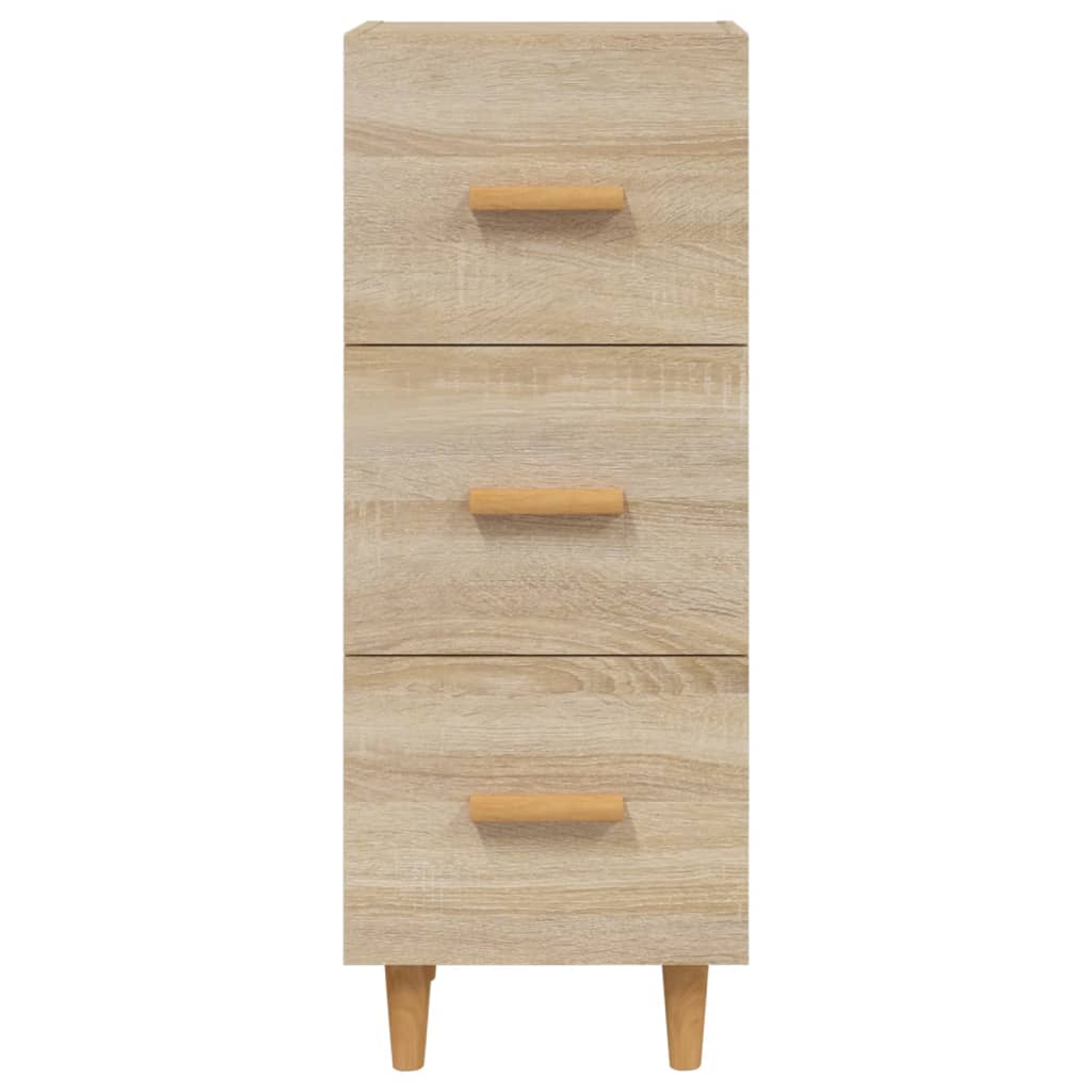 Buffet Chêne sonoma 34,5x34x90 cm Bois d'ingénierie