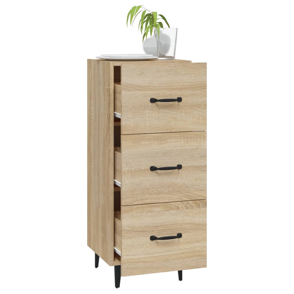 Buffet Chêne sonoma 34,5x34x90 cm Bois d'ingénierie