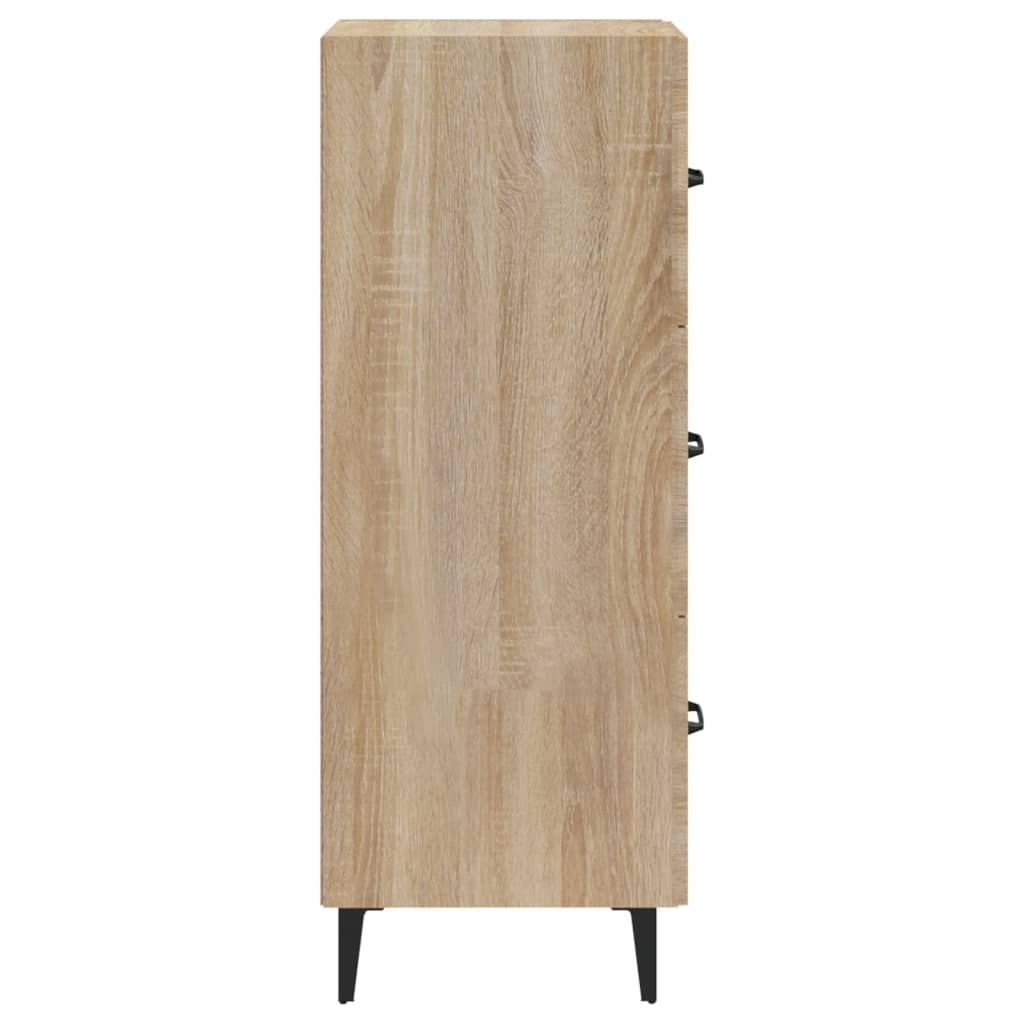 Buffet Chêne sonoma 34,5x34x90 cm Bois d'ingénierie