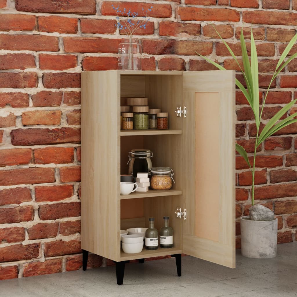 Sonoma Oak Buffet 34.5x34x90 cm Ingenieurholz Holz