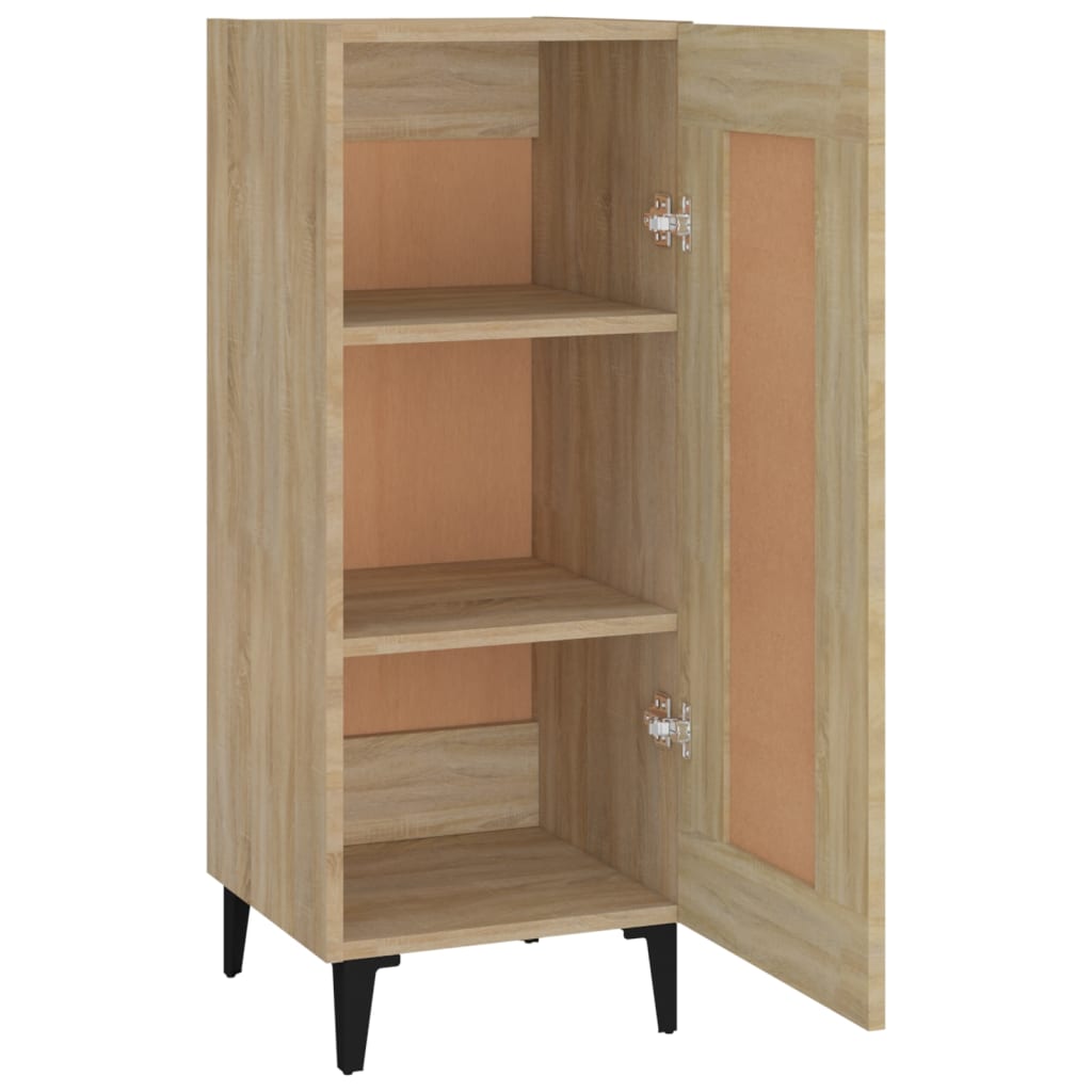 Credenza rovere Sonoma 34,5x34x90 cm MDF