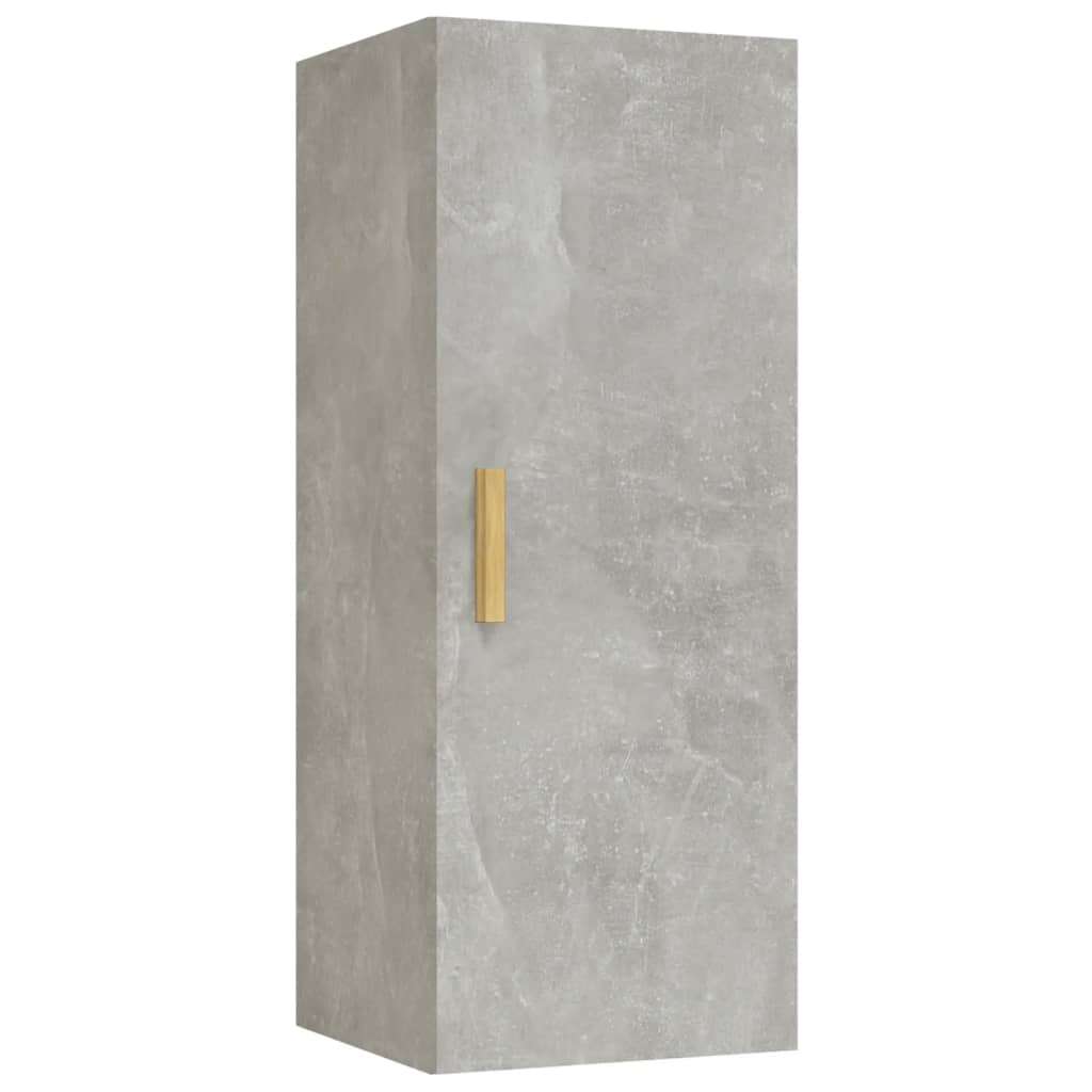 Pensile Grigio cemento 34,5x34x90 cm MDF