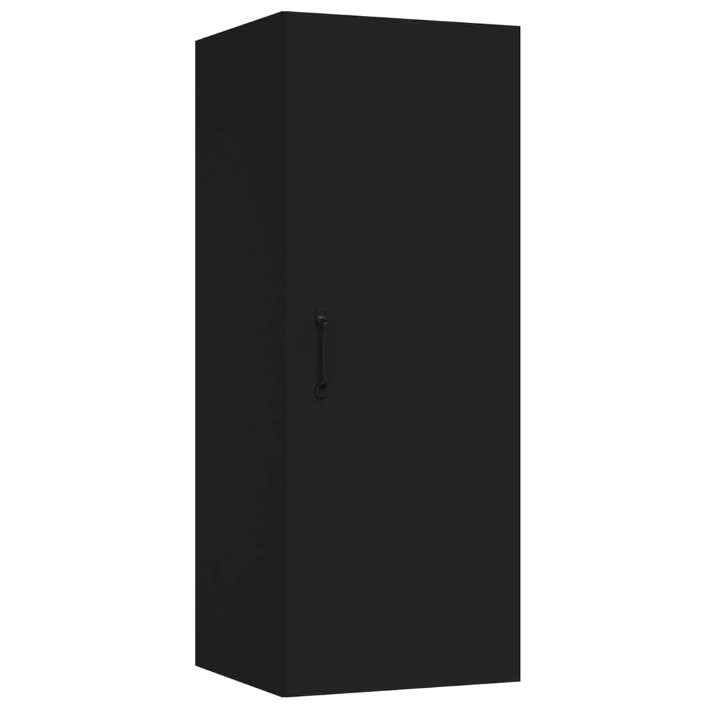Black hanging wardrobe 34.5x34x90 cm Engineering wood