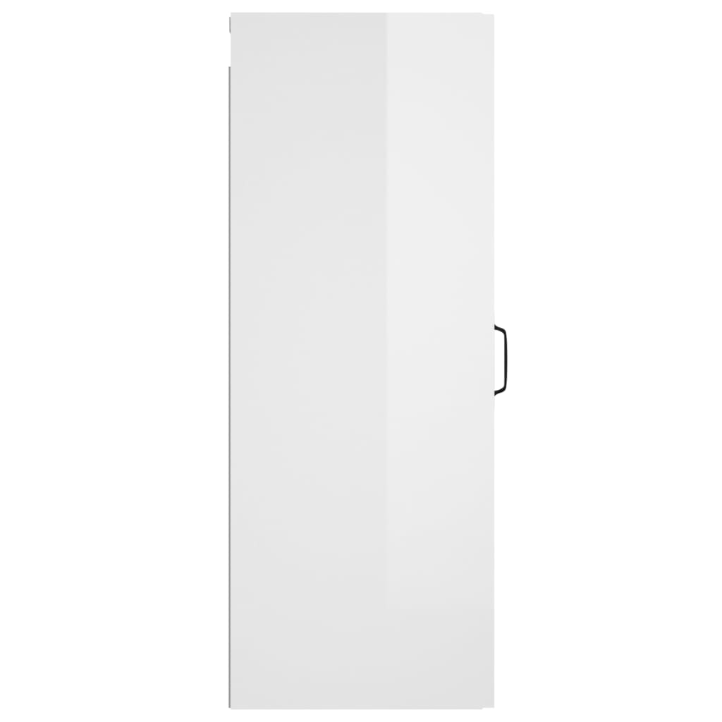 Pensile sospeso Bianco lucido 34,5x34x90 cm