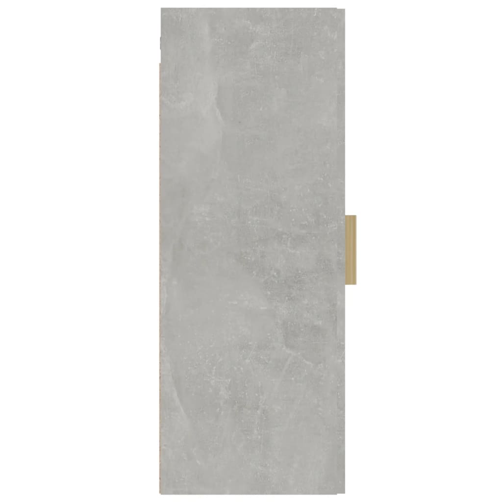 Hanging wall cabinet gray concrete 34.5x34x90 cm