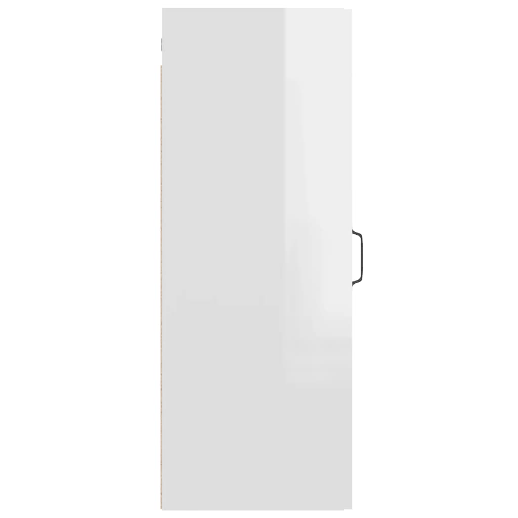 Brilliant white hanging wardrobe 34.5x34x90 cm