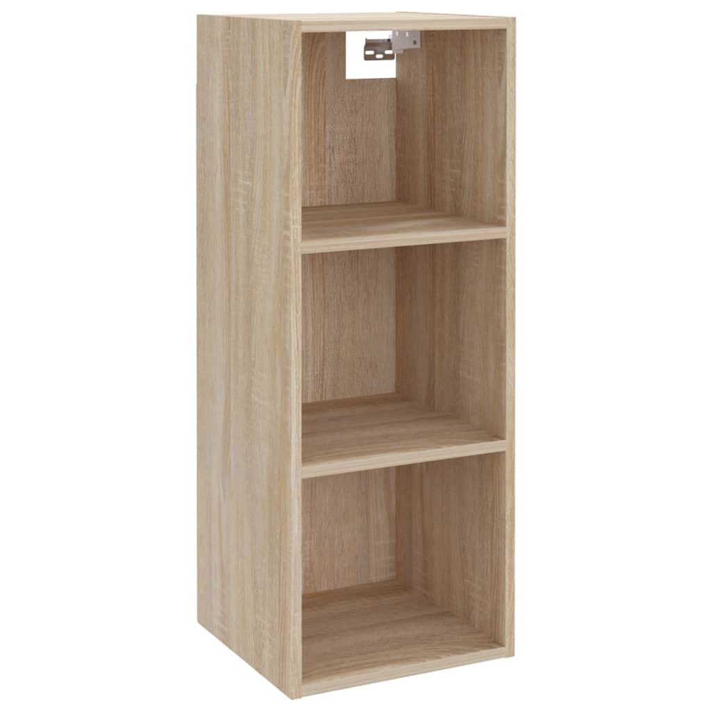 Sonoma oak wall cabinet 34.5x32.5x90 cm engineering wood