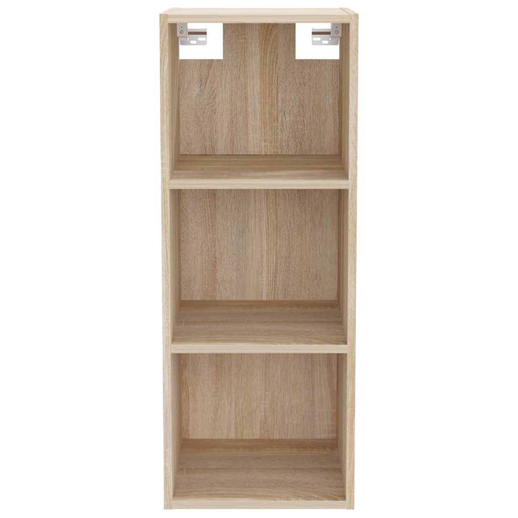 Sonoma Oak Wall Cabinet 34,5x32.5x90 cm Ingenieurholz Holz