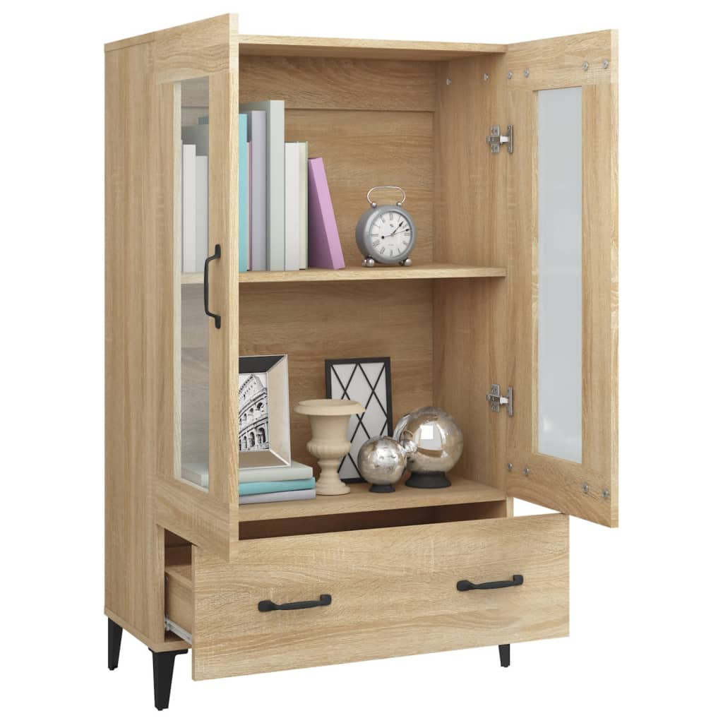 Sonoma oak buffet 70x31x115 cm engineering wood