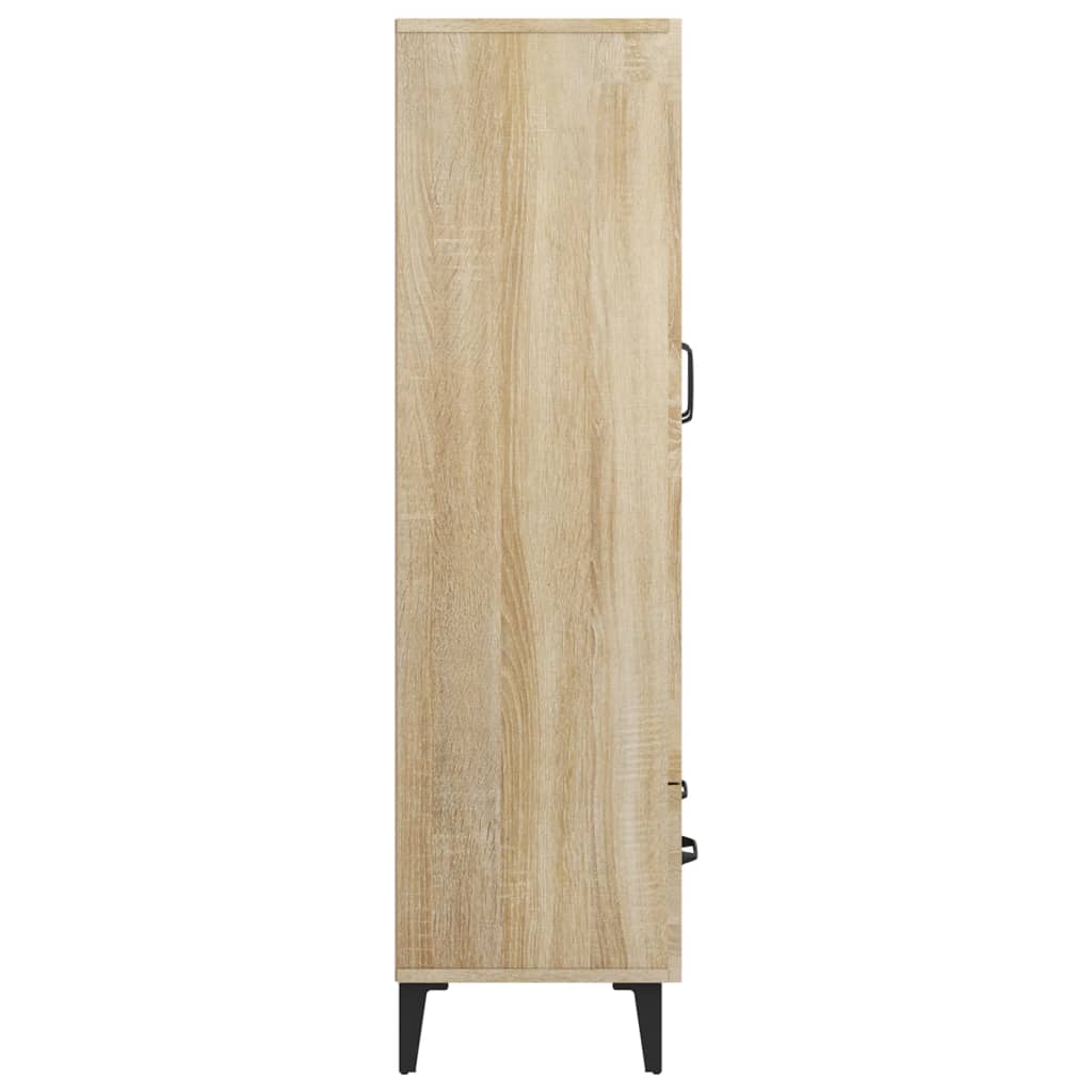 Sonoma Oak Buffet 70x31x115 CM Ingegneria Wood