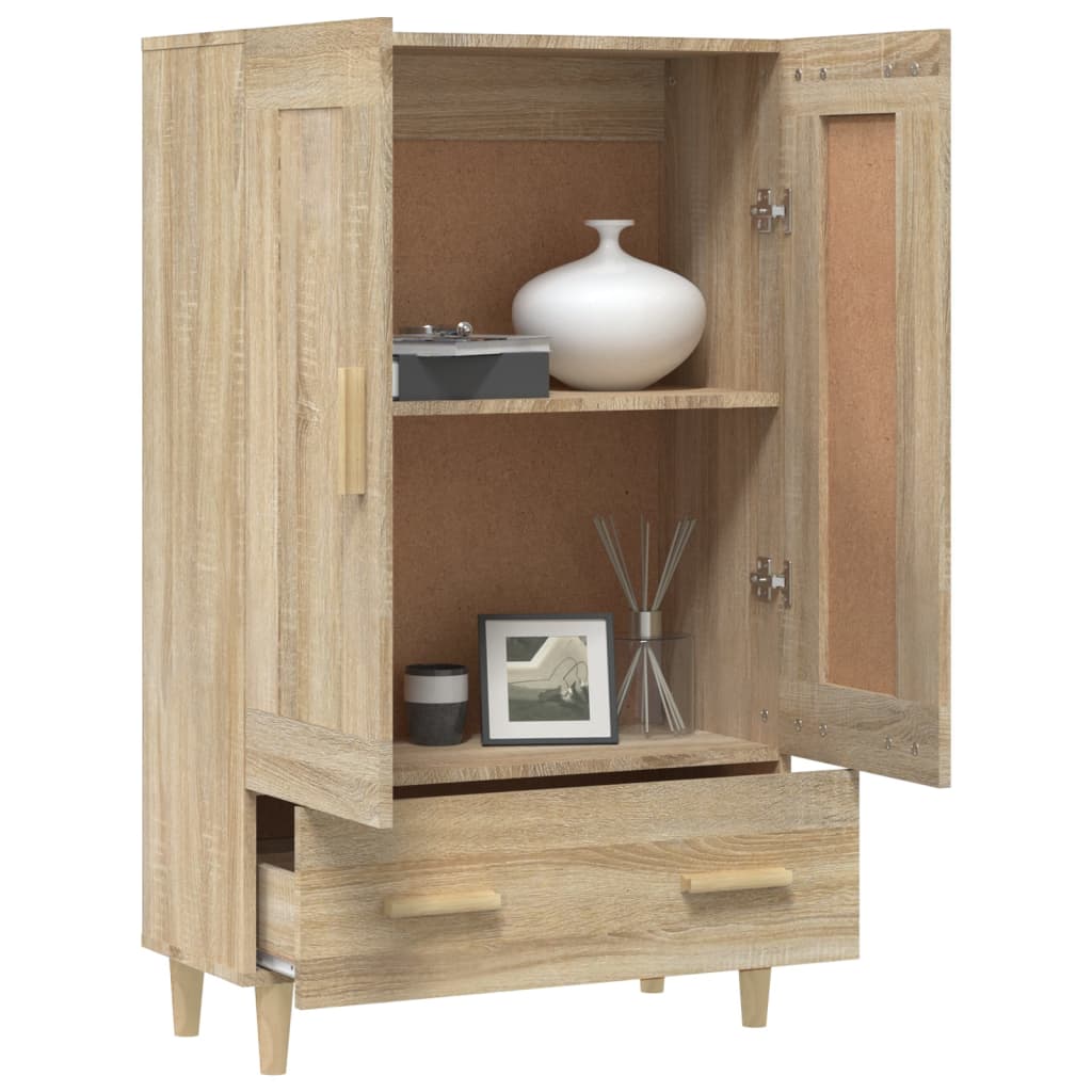 Sonoma Oak Buffet 70x31x115 cm Ingenieurholz Holz