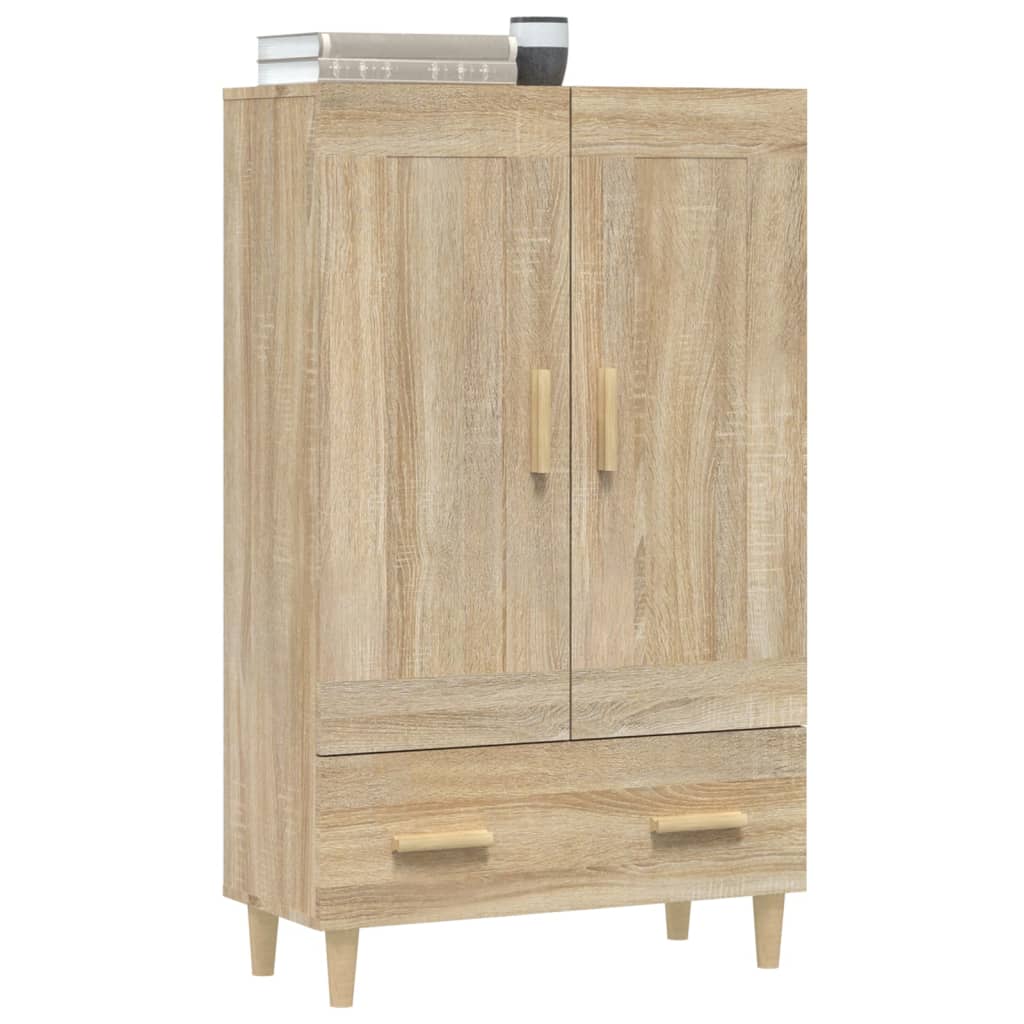 Buffet haut Chêne sonoma 70x31x115 cm Bois d'ingénierie