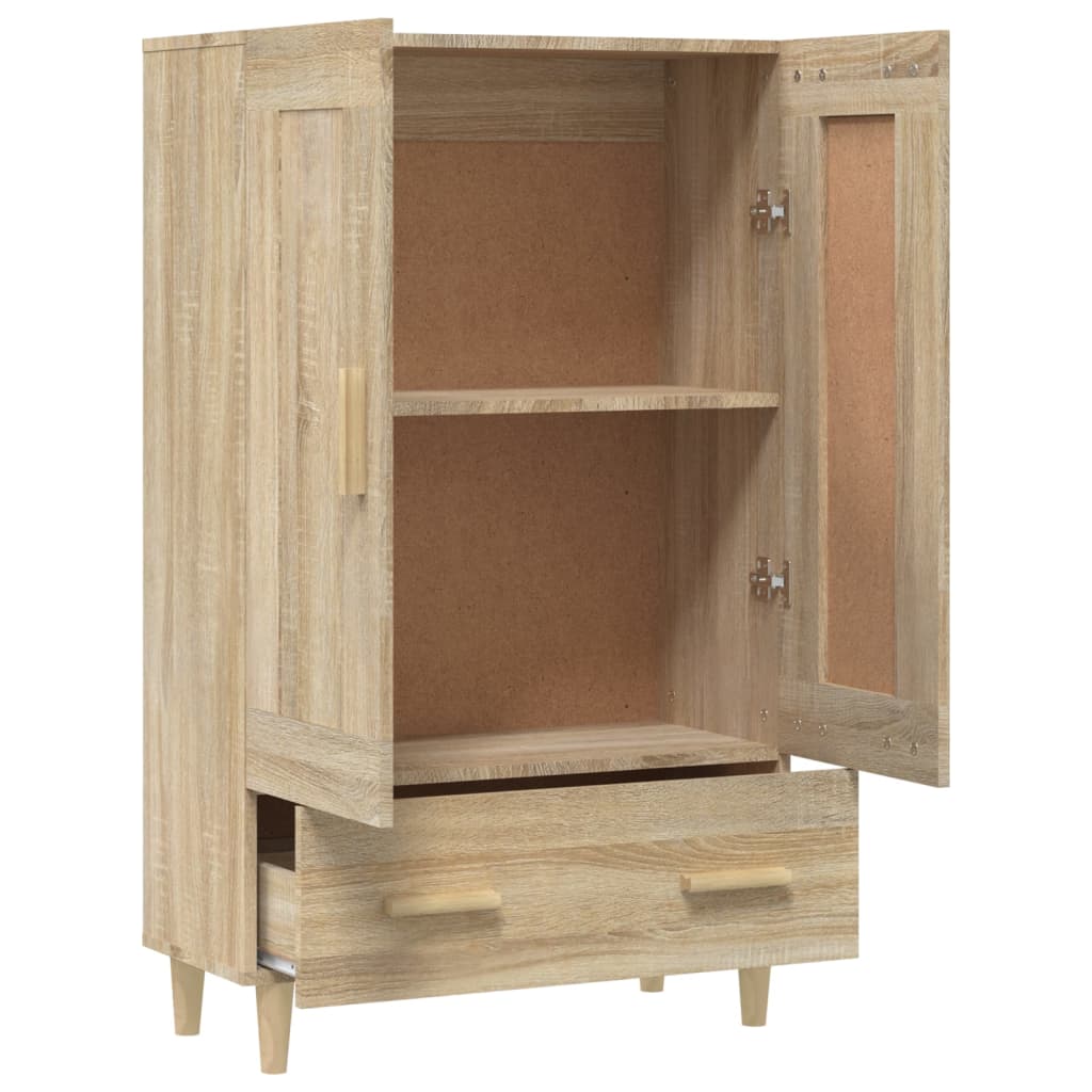 Buffet haut Chêne sonoma 70x31x115 cm Bois d'ingénierie