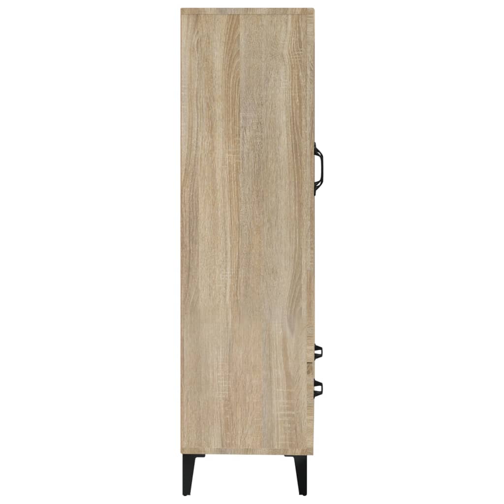 Sonoma Oak Buffet 70x31x115 cm Ingenieurholz Holz
