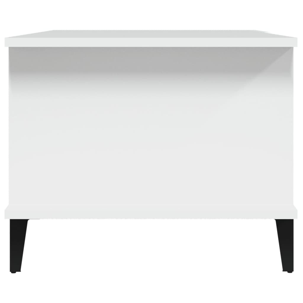 Tavolino Bianco 90x50x40 cm MDF