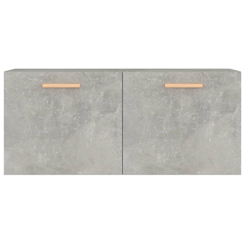 Concrete gray wall cabinet 80x35x36.5 cm Engineering wood