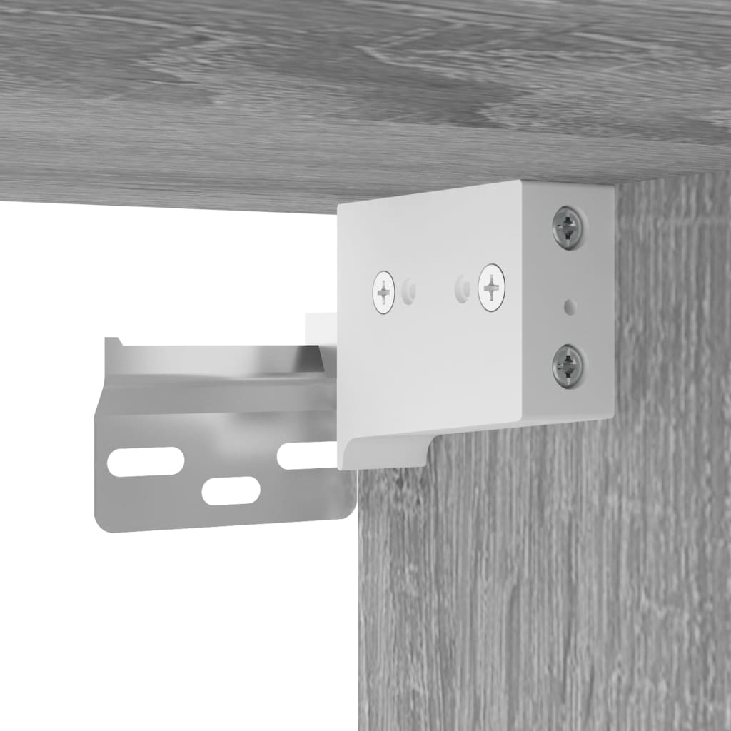 Sonoma gray wall cabinet 102x30x20 cm engineering wood