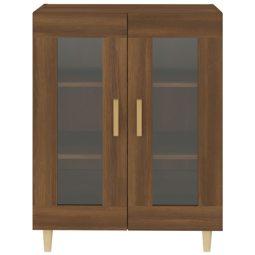 Brown oak buffet 69.5x34x90 cm engineering wood