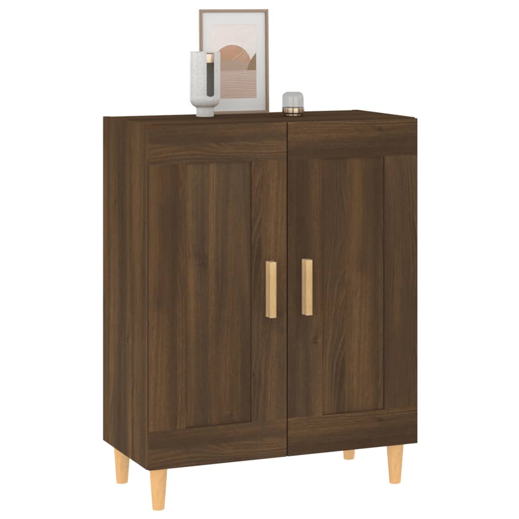 Brown Eiche Buffet 69.5x34x90 cm Ingenieurholz Holz