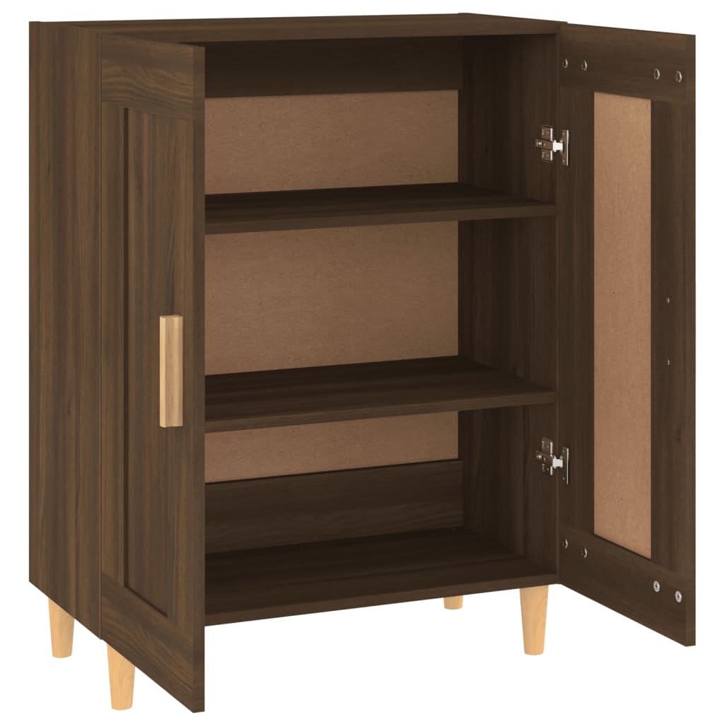 Brown oak buffet 69.5x34x90 cm engineering wood