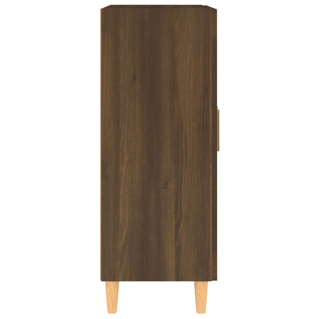 Buffet Chêne marron 69,5x34x90 cm Bois d'ingénierie