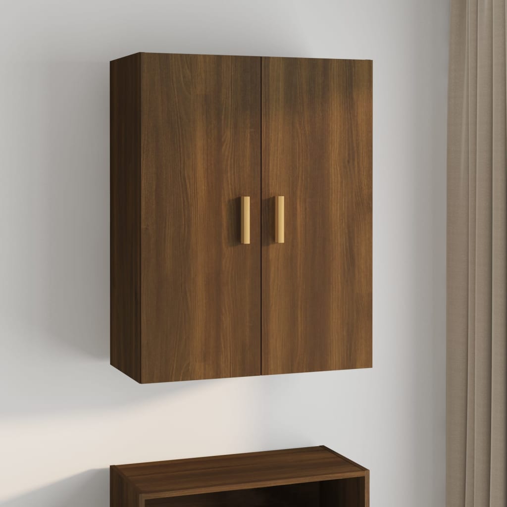 Braune Eiche Hanging Cabinet 69.5x34x90 cm