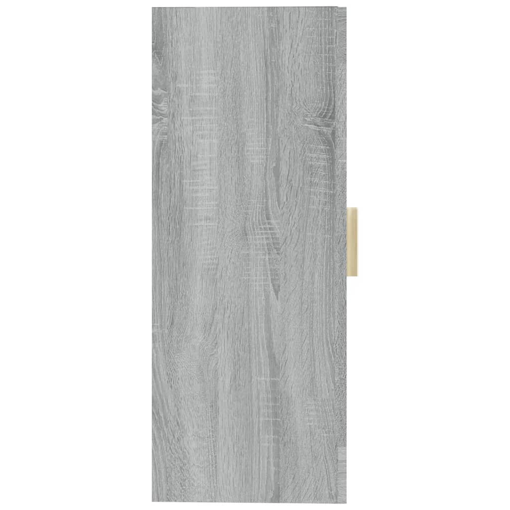 Armoire murale suspendue Sonoma gris 69,5x34x90 cm