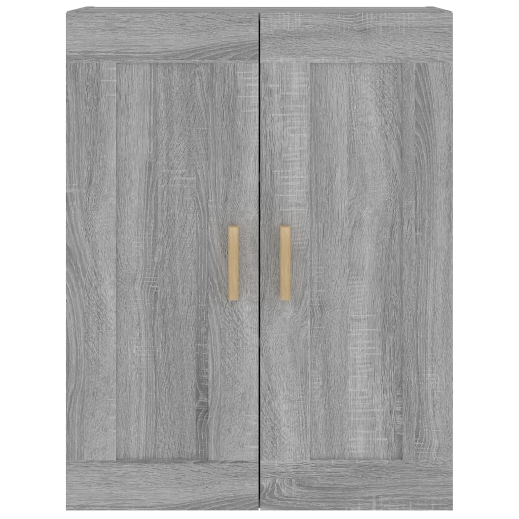 Sonoma Grey Wall Cabinet 69,5x32.5x90 cm Ingenieurholz Holz