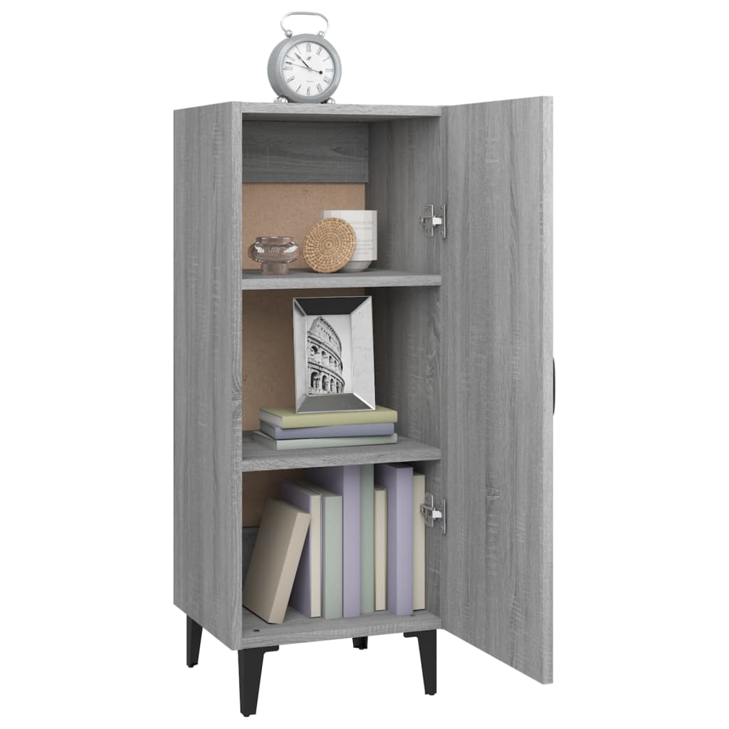 Grey Sonoma Buffet 34.5x34x90 cm INGEGNERIA legno