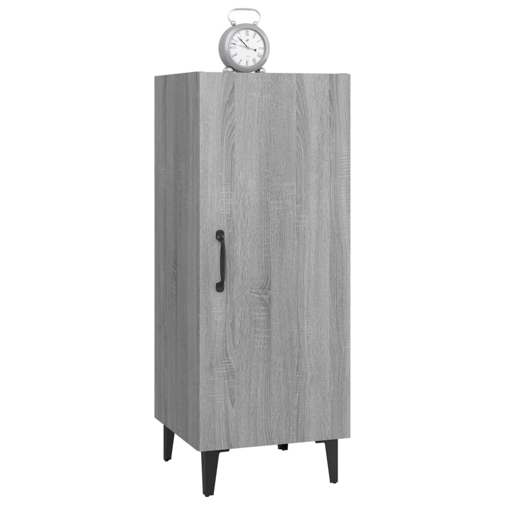 Buffet Sonoma gris 34,5x34x90 cm Bois d'ingénierie