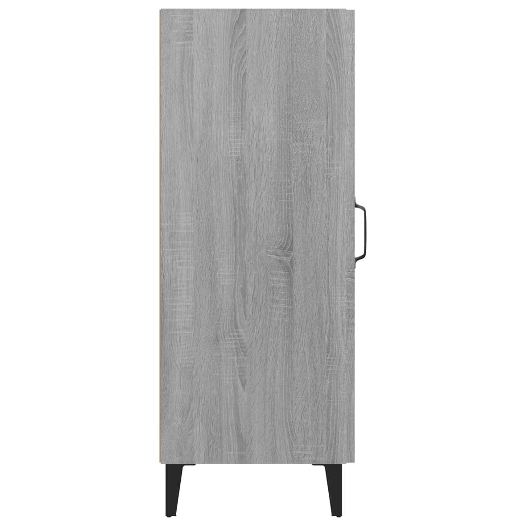 Buffet Sonoma gris 34,5x34x90 cm Bois d'ingénierie