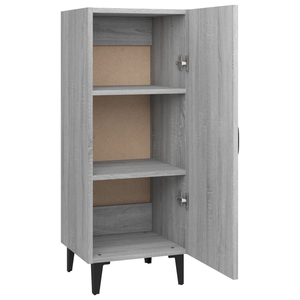 Grey Sonoma Buffet 34.5x34x90 cm INGEGNERIA legno