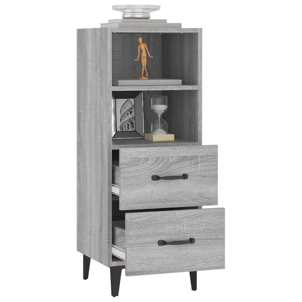 Gray Sonoma Buffet 34.5x34x90 cm Engineering wood