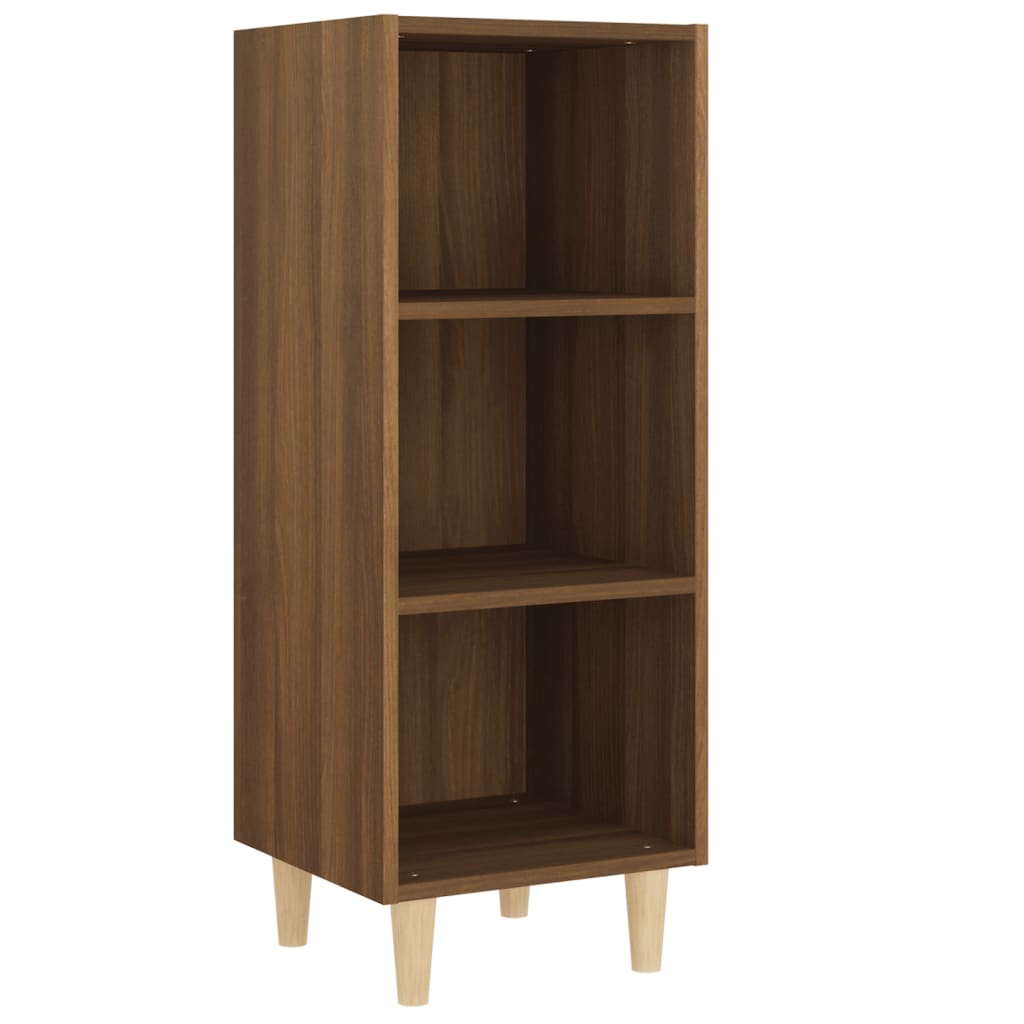 Brown oak buffet 34.5x32.5x90 cm Engineering wood