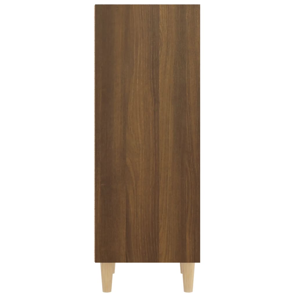 Brown Eichenbuffet 34,5 x 32,5 x 90 cm Ingenieurholz Holz