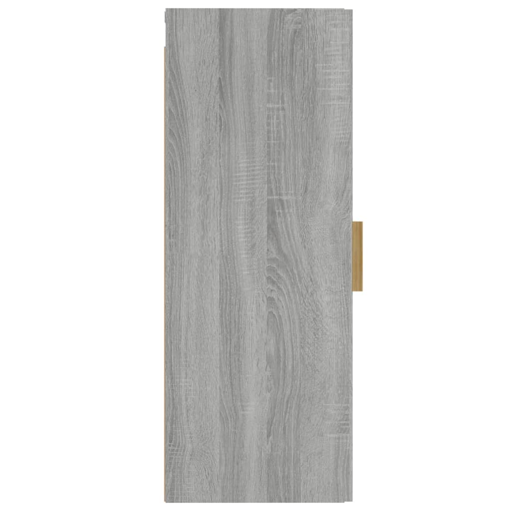 Sonoma gray wall cabinet 34.5x34x90 cm Engineering wood