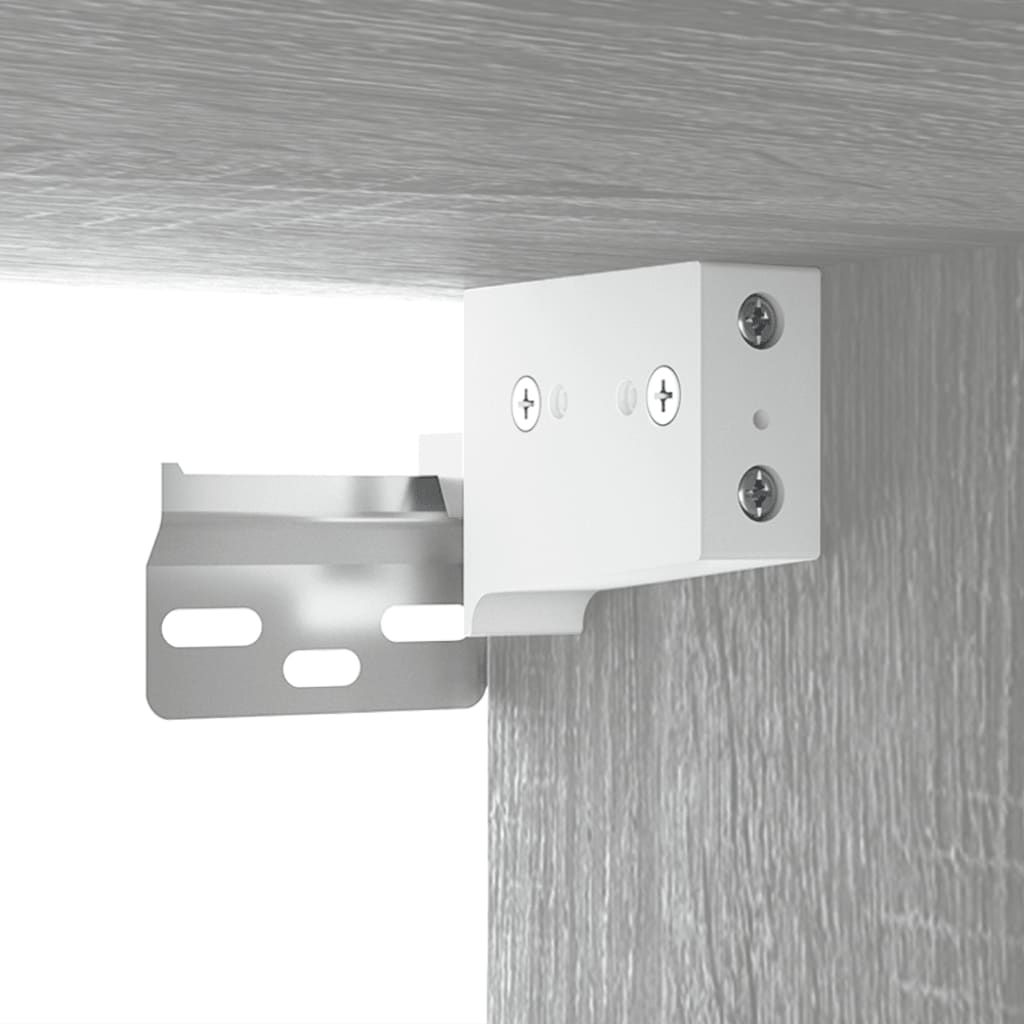 Sonoma Grey Wall Cabinet 35x34x90 cm Engineering Holz