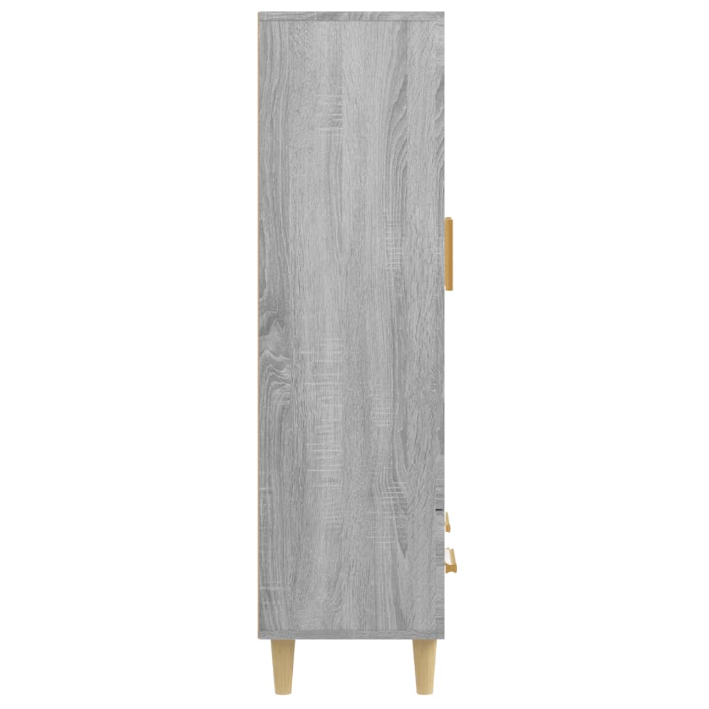Sonoma Grey Buffet 70x31x115 cm ingegneristica legna