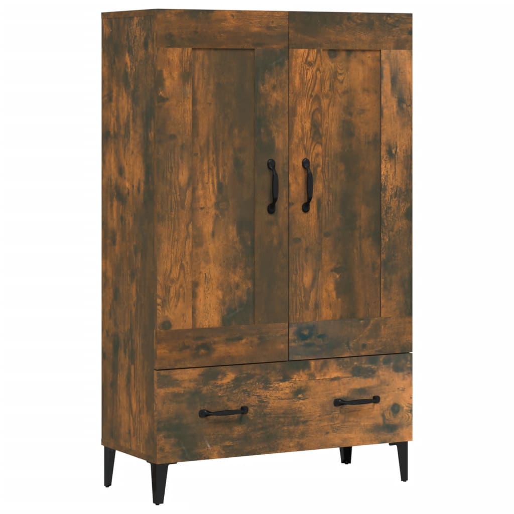 Räucherte Eiche oberes Buffet 70x31x115 cm Engineering Holz