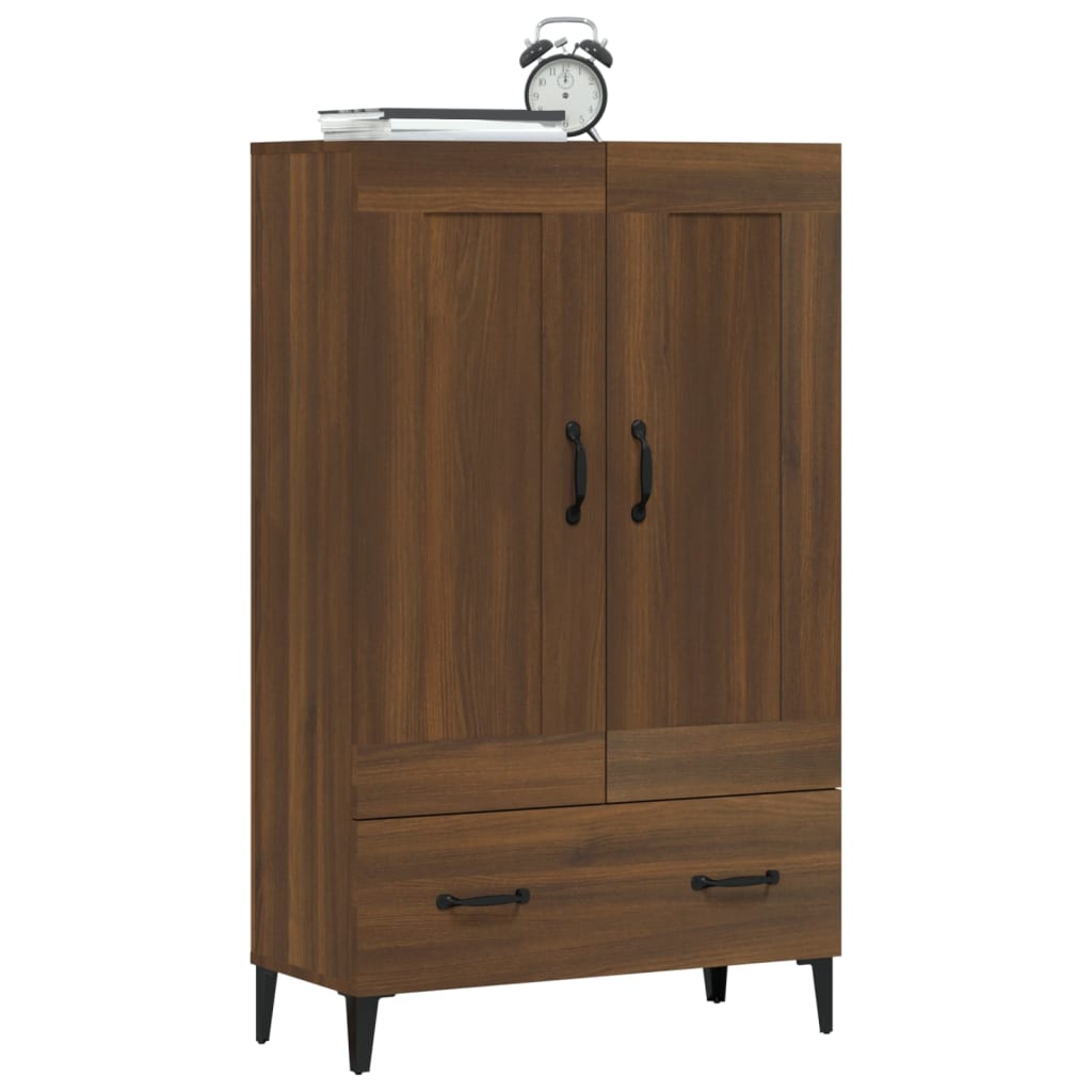 Buffet Chêne marron 70x31x115 cm Bois d'ingénierie