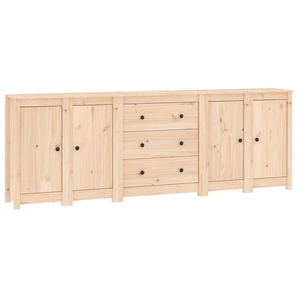 Credenza 230x35x80 cm Legno di pino massiccio