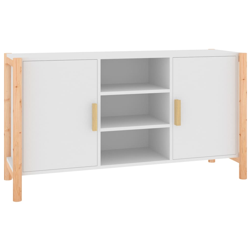 White buffet 107x38x60 cm Engineering wood