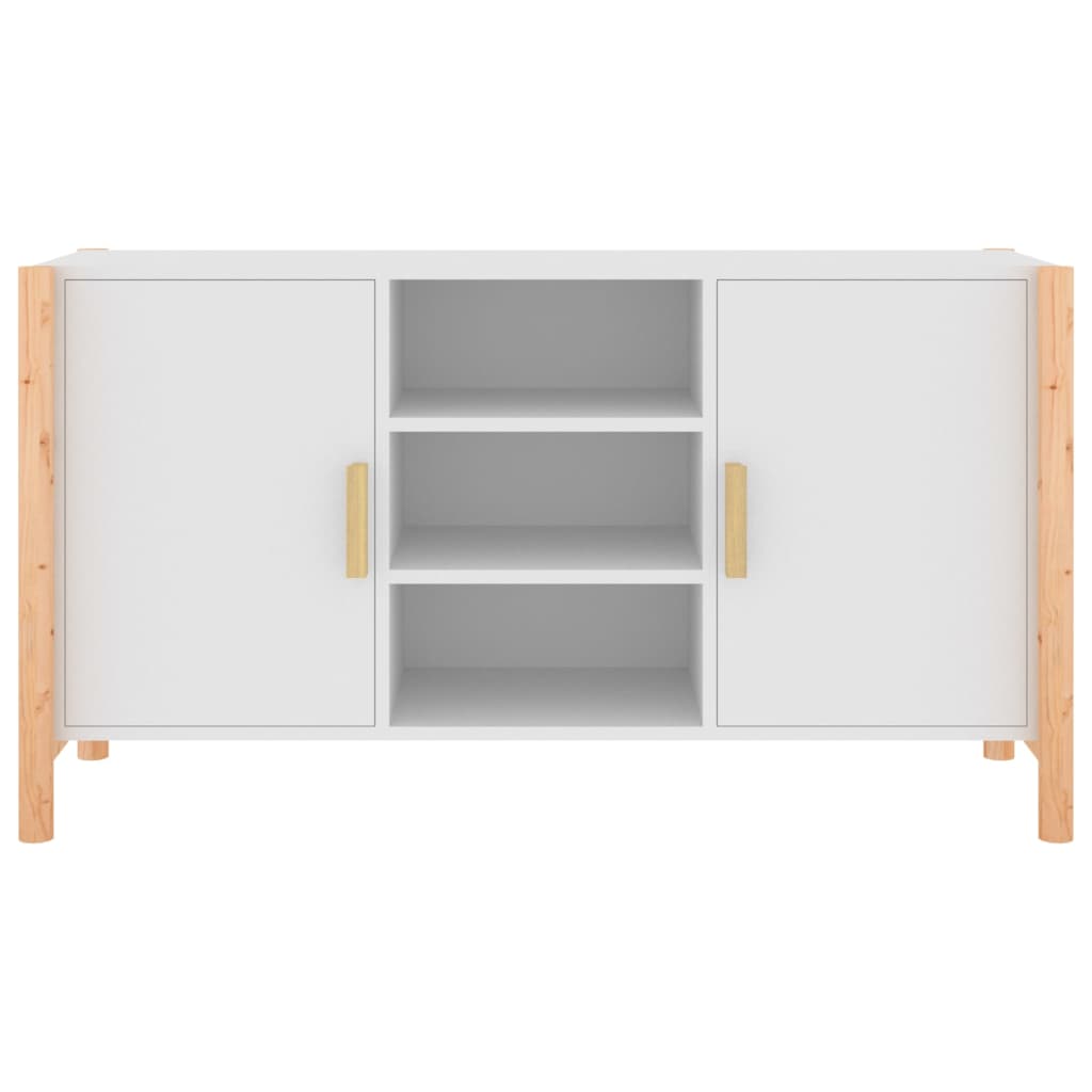 White buffet 107x38x60 cm Engineering wood