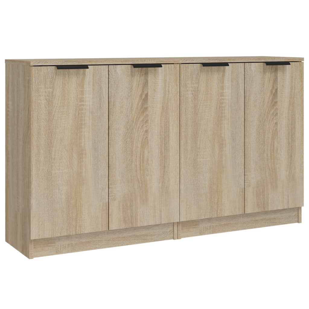 Buffets 2 pcs Chêne Sonoma 60x30x70 cm Bois d'ingénierie