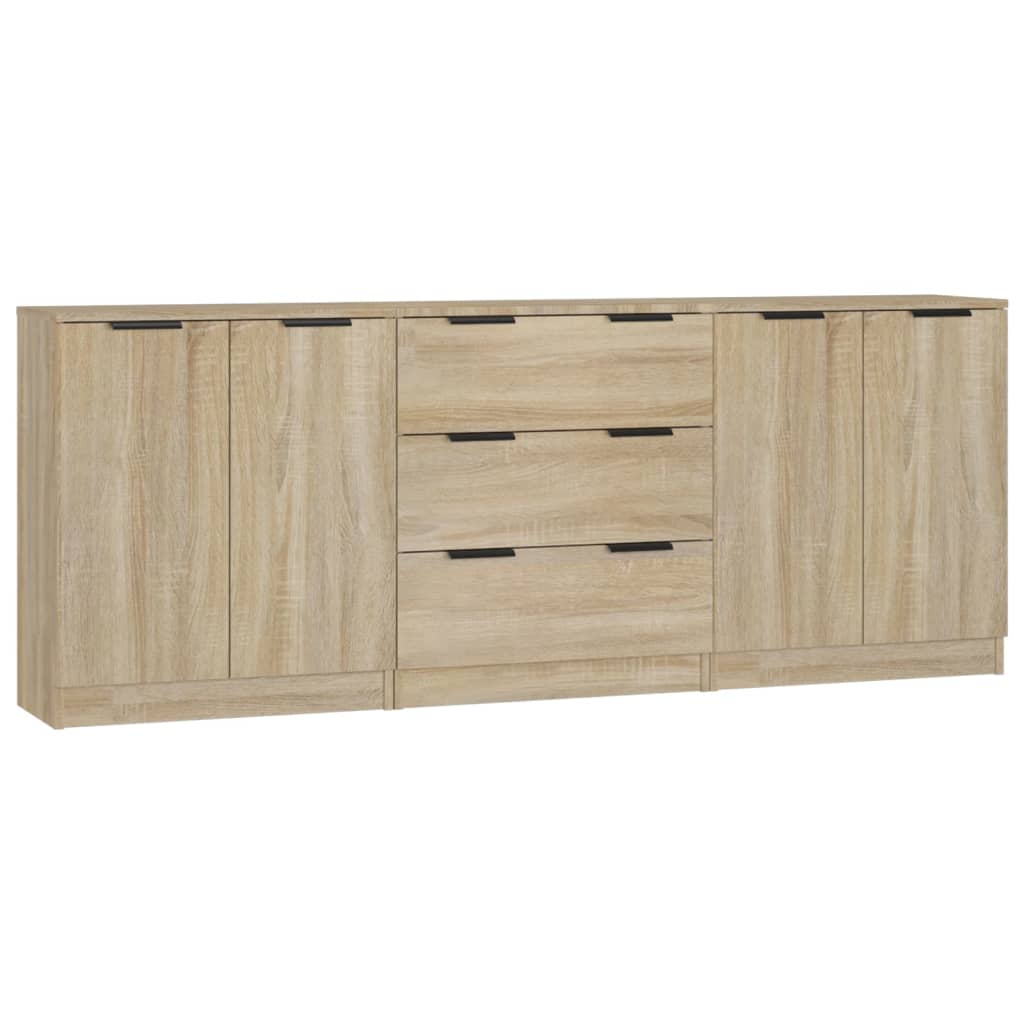 Buffets 3 pcs Sonoma Sonoma Engineering wood