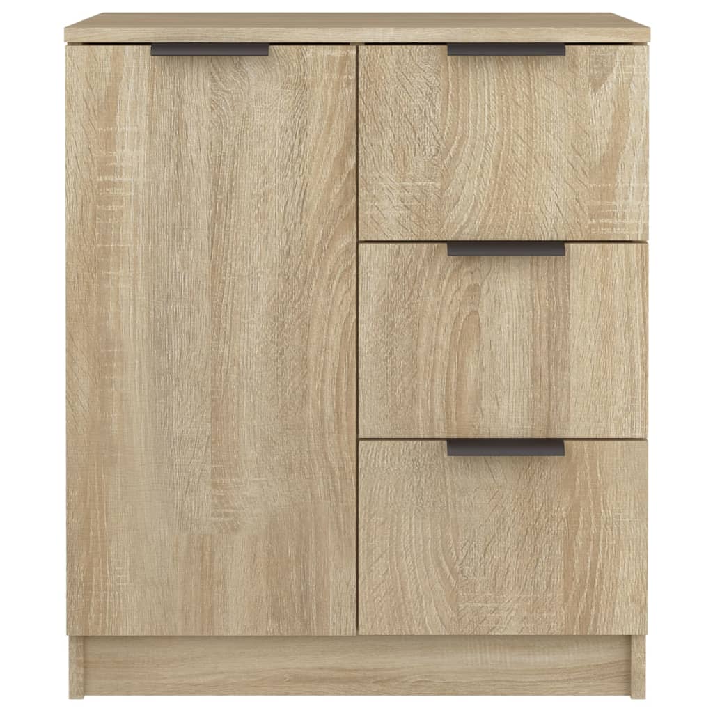 Buffets 2 PCs Sonoma Oak 60x30x70 cm Engineering Holz