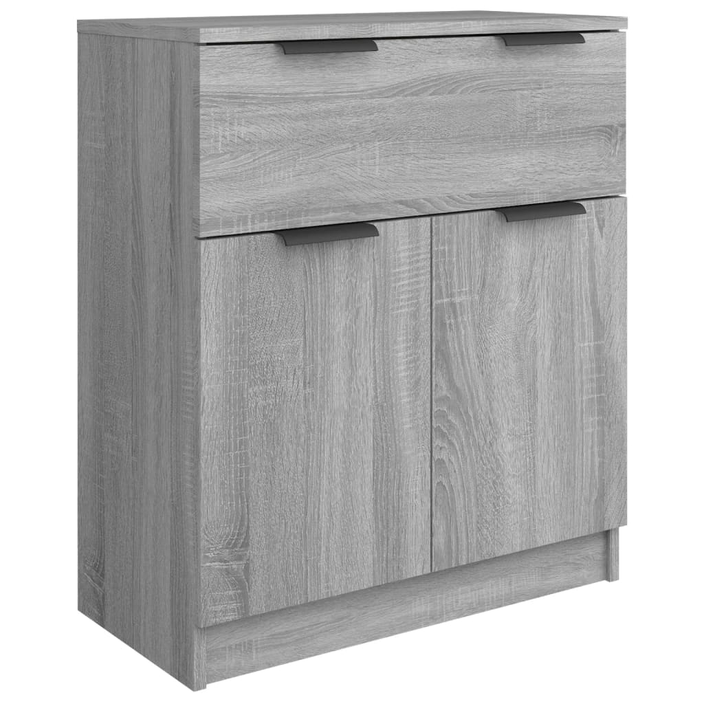 Buffets 3 PCs Sonoma Grey Wood Engineering