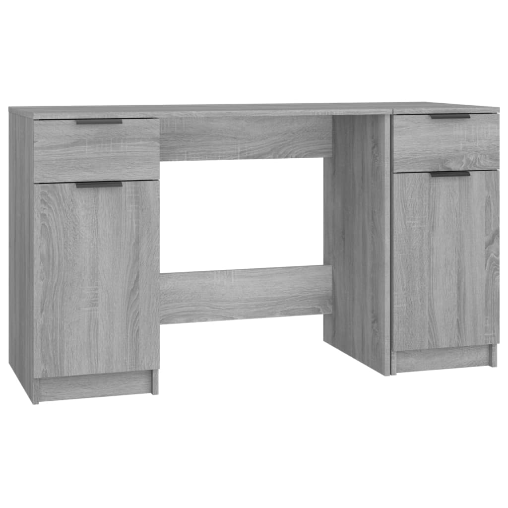 Office with Sonoma Sonoma Gray Wood Engineering Cabinet