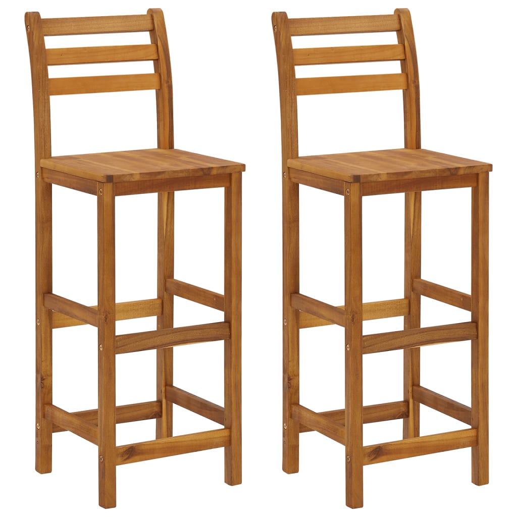 Solid Acacia Wood 3 pcs garden bar set